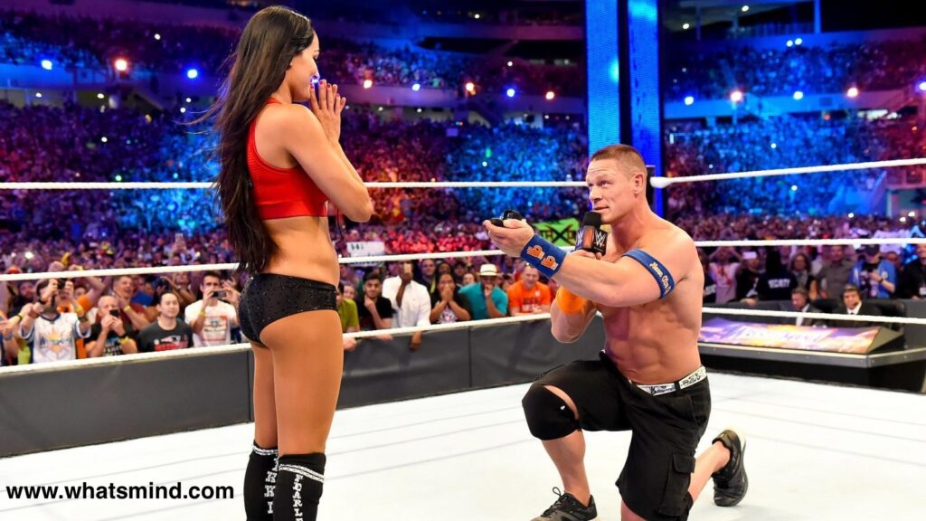 John cena proposing nikki bella