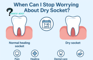 When can I stop worrying about dry socket?