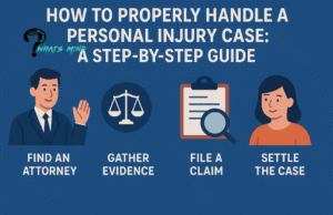 How To Properly Handle A Personal Injury Case: A Step-by-step Guide