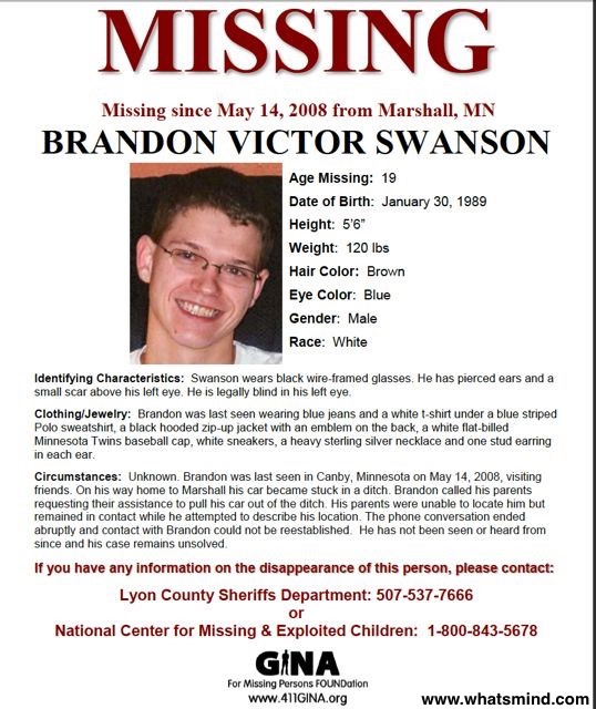 Why did Brandon Swanson perplexing disappear? 