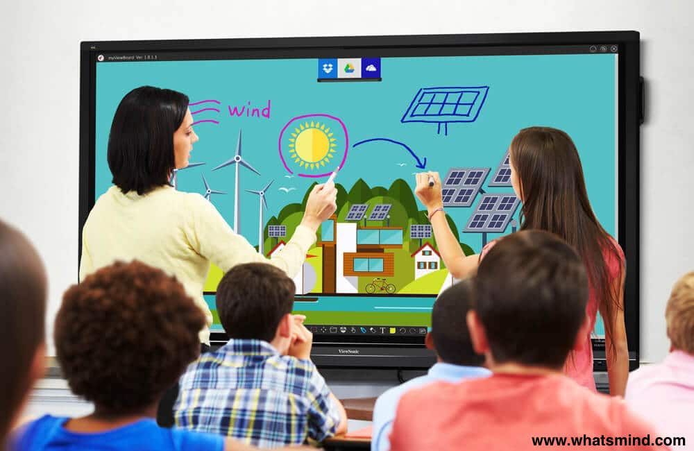 Use a digital whiteboard to enhance student engagement