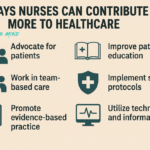 Ways Nurses Can Contribute More to Healthcare 