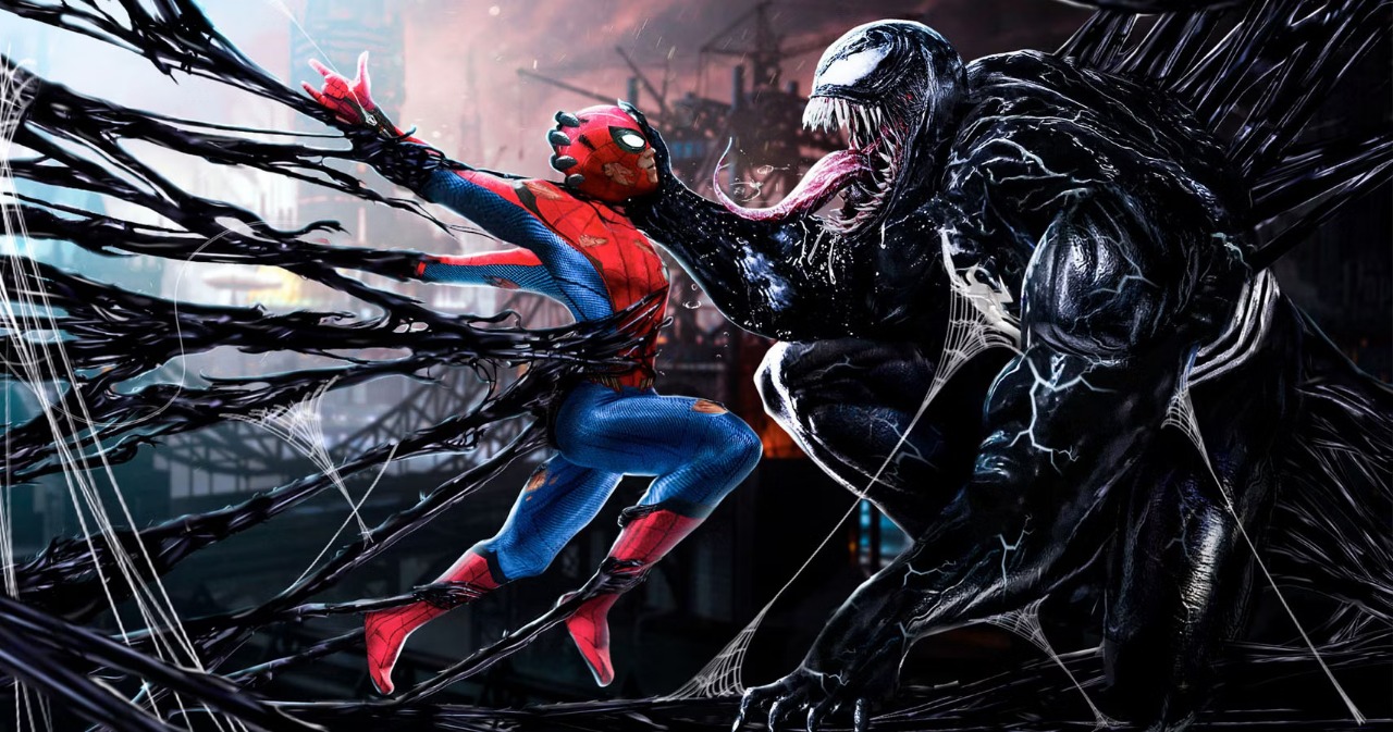 Is Venom Dunking on Spider Man real?