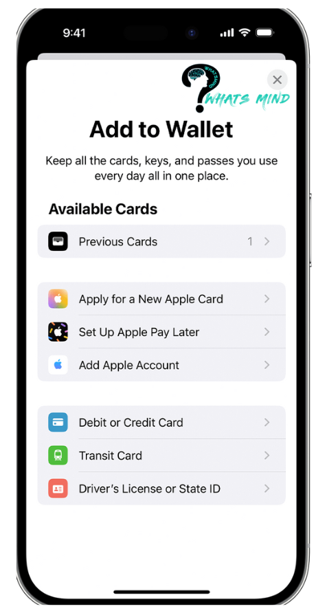 Apple Pay Setting | Whatsmind.com