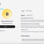 Beta Character AI: Descriptions, Features, Step-By-Step Guide, Merits, Demerits & Compatible Devices