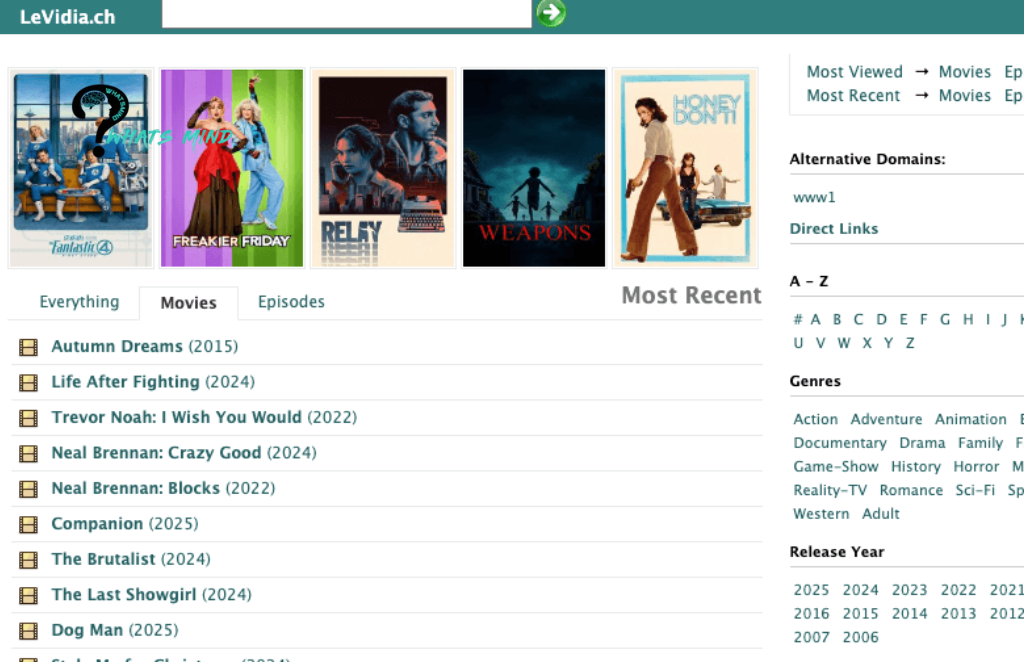 Everything about the New Best Video Streaming Website Levidia.ch