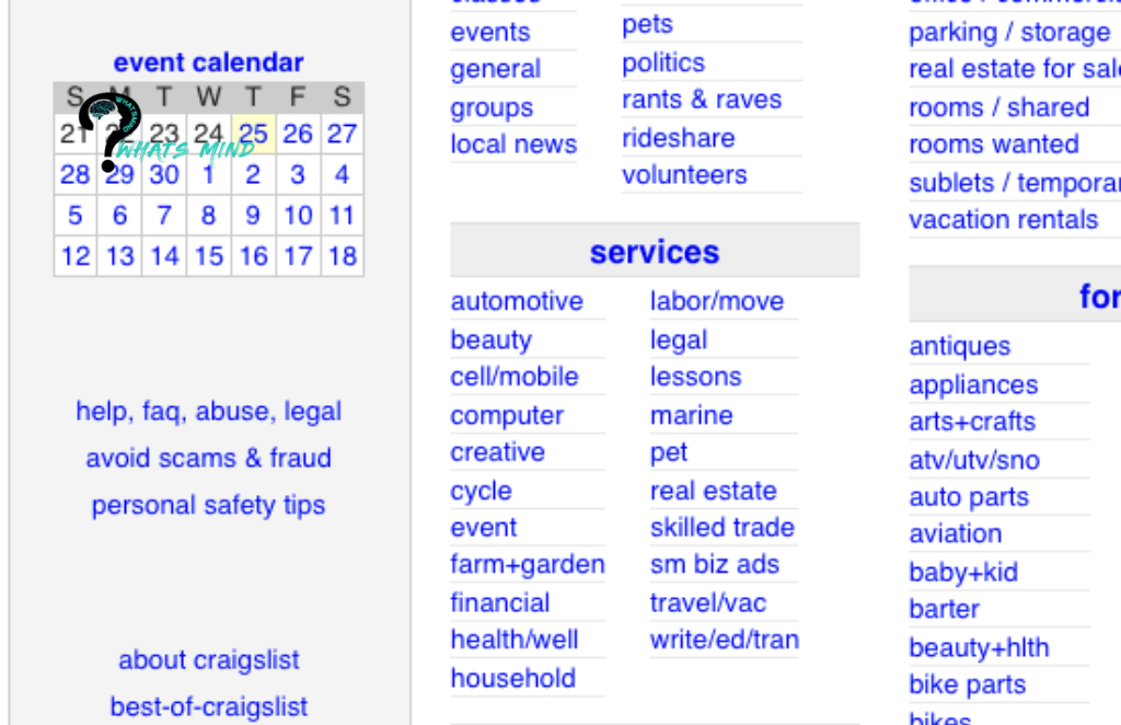 What are the Products and Services Available on Craigslist Mcallen