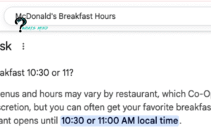 When do McDonalds Breakfast Hours Open and Close with Menus
