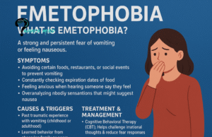 Emetophobia(Vomit Phobia): Brief Description, Diagnose, Symptoms, Causes, Berries, Treatments