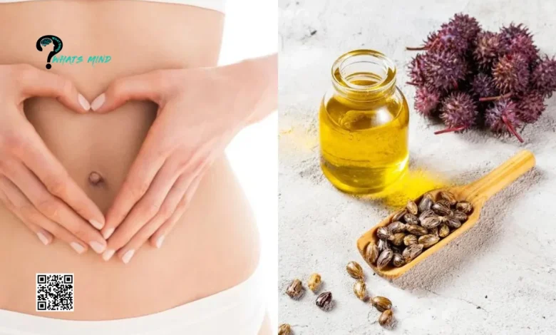 castor oil in belly button